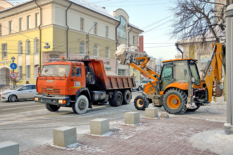 За прошлую неделю с улиц Твери вывезено порядка 24 тысяч кубометров снега