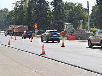 В центре Твери ремонтируют тротуары