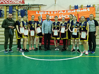 Награждение по итогам соревнований в рамках Чемпионата Школьной баскетбольной лиги «КЭС-БАСКЕТ» девушки