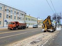 Дорожные службы Твери готовятся к сильному снегопаду,  по прогнозам синоптиков 19 февраля может выпасть месячная норма осадков