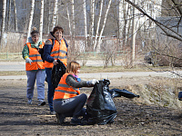 Городские муниципальные предприятия участвуют в массовых субботниках