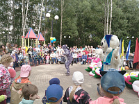 В Заволжском районе Твери состоялся детский праздник