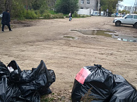 В Московском районе города Твери прошли мероприятия по благоустройству
