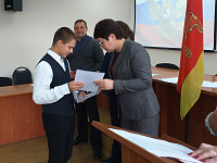 Торжественная церемония вручения паспортов юным  гражданам  Российской Федерации 