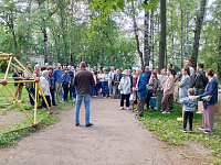 Собрание жителей дома № 19 на улице Горького, дома  № 24 и 24А на набережной Афанасия Никитина и дома № 2/26 на Комсомольском проспекте  для участия в ППМИ- 2026 году