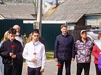 Открытие мемориальных досок героям-комсомольцам и Героям Великой Отечественной войны в Заволжском районе  города Твери