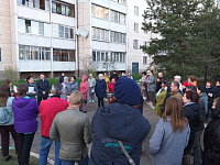 В Заволжском районе эстафету участия в ППМИ 2022 году  приняли  жители  дом № 18 по улице Хромова города Твери.