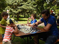 В парке Победы в День физкультурника прошёл спортивный праздник
