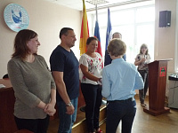 Торжественная церемония вручения паспортов