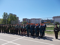 В Заволжском районе состоялся районный этап военно-спортивной игры «Орленок»