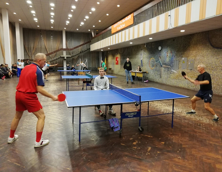 Соревнования по настольному теннису