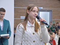 Тверские школьники приняли участие в проекте  «100 вопросов учителю»