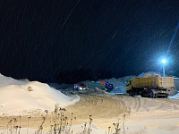 В Твери за три дня на полигон вывезено порядка 14 тысяч кубометров снега