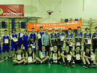 Награждение по итогам соревнований среди учащихся общеобразовательных учреждений Центрального района  в рамках Чемпионата Школьной баскетбольной лиги «КЭС-БАСКЕТ» юноши