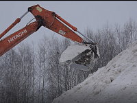 В Твери за три дня на полигон вывезено порядка 14 тысяч кубометров снега