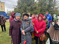 Открытие памятника Герою Великой Отечественной войны  Паше Савельевой в Заволжском районе  города Твери