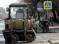 В Твери продолжаются работы по ремонту и содержанию дорог