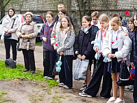 Открытие мемориальных досок героям-комсомольцам и Героям Великой Отечественной войны в Заволжском районе  города Твери