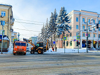Дорожные службы Твери готовятся к сильному снегопаду,  по прогнозам синоптиков 19 февраля может выпасть месячная норма осадков