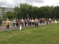 Спортивный праздник на улице Озерной