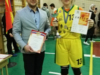 Награждение по итогам соревнований в рамках Чемпионата Школьной баскетбольной лиги «КЭС-БАСКЕТ» девушки