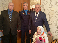 Вручение ветеранам Великой Отечественной войны знака  «Почетный гражданин города Твери»  в Заволжском районе города Твери