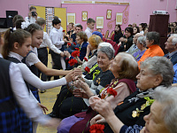 Мероприятие в честь 76-й годовщины снятия блокады Ленинграда в Заволжском районе