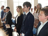 Торжественная церемония вручения паспортов