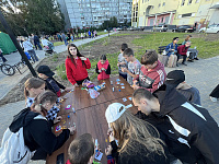 Открытие сквера на Молодежном бульваре