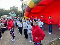 Открытие сквера на Молодежном бульваре