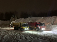 В Твери за три дня на полигон вывезено порядка 14 тысяч кубометров снега
