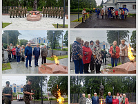 22 июня 2025 года в Заволжском районе в городе Твери прошли мероприятия ко Дню памяти и скорби