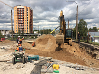 В Твери продолжаются работы по капитальному ремонту Бурашевского путепровода