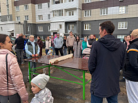 Итоговое собрание жителей домов 57 и 59 по бульвару Гусева