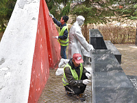 В Твери благоустраивают воинские захоронения и мемориалы