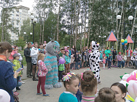 В Заволжском районе Твери состоялся детский праздник