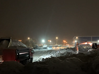 В Твери за три дня на полигон вывезено порядка 14 тысяч кубометров снега