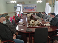 Рабочие встречи в администрации Московского района