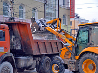 За прошлую неделю с улиц Твери вывезено порядка 24 тысяч кубометров снега