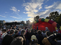 Открытие сквера на Молодежном бульваре