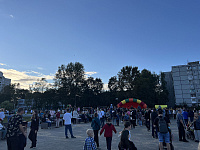 Открытие сквера на Молодежном бульваре