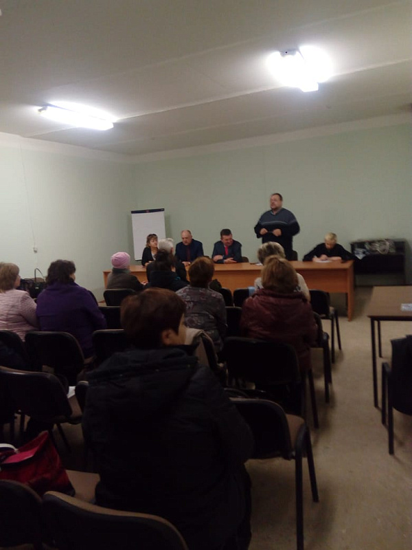 Рабочая встреча актива поселка Химинститута