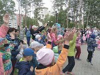В Заволжском районе Твери состоялся детский праздник