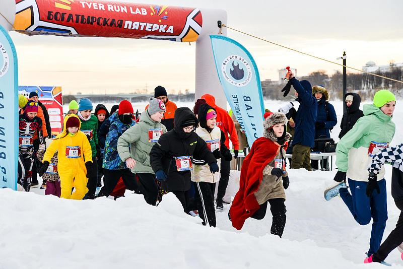 В Твери прошло беговое мероприятие «Богатырская пятерка»