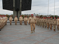 Тверские юнармейцы стали участниками Всероссийской акции «Живой хештэг»