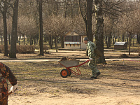 В Парке Победы готовятся к установке новой детской площадки