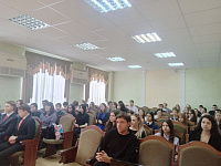 12 февраля 2026 года состоялся круглый стол с активом учащихся образовательных учреждений с участием Председателя ТИК Пролетарского района города Твери. 