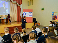 Актриса театра и кино Татьяна Шитова встретилась с тверскими школьниками