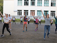 В день выборов в тверской школе №21 прошли спортивные состязания