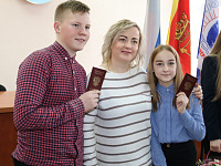 В Твери школьникам Заволжского района вручили паспорта